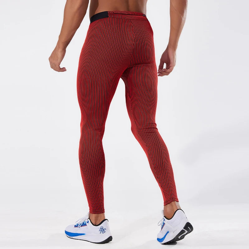 Men's Skinny Fit Breathable Warm-Up Pants for Basketball Football Jogging Clothes Muscle Protection for Adults for Spring Season