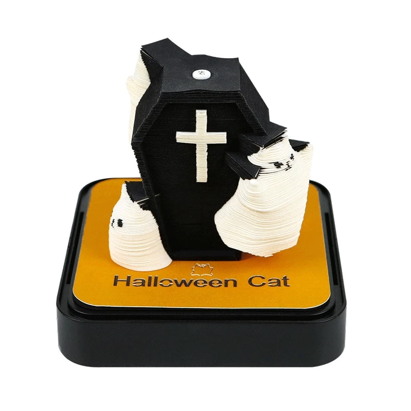 Valentine's Day New Design Love Castle 3D Memo Pad Custom Calendar Sticky Notes Paper Carving Art Notepad Gift Items for Girls