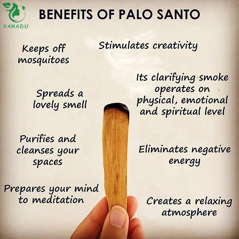 Peruvian Holy Woods Burner Bring in Luck Natural Spiritually Ritual Palo Santo Wood Wand Smudge Sticks