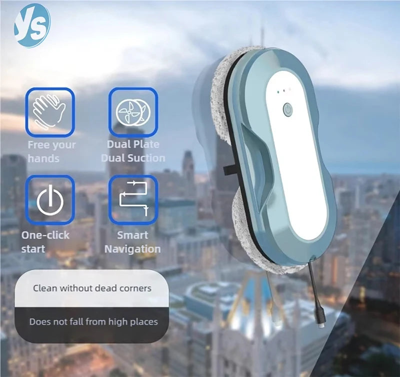 High Efficiency Deep Window Cleaning Robot Fully Automatic Household Glass Cleaning Tool Window Cleaning Machine