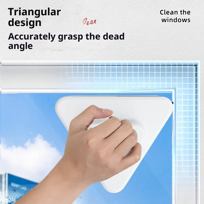 Magnetic Window Cleaner | Double-Sided Wiper Brush Squeegee | Household Cleaning Equipment