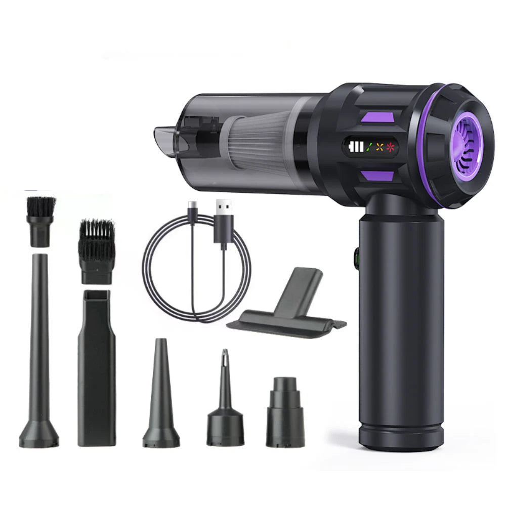 17000Pa Powerful Suction Wireless Mini Handheld Vacuum Cleaner Cordless Portable Car Vacuum Cleaner with Air Blower