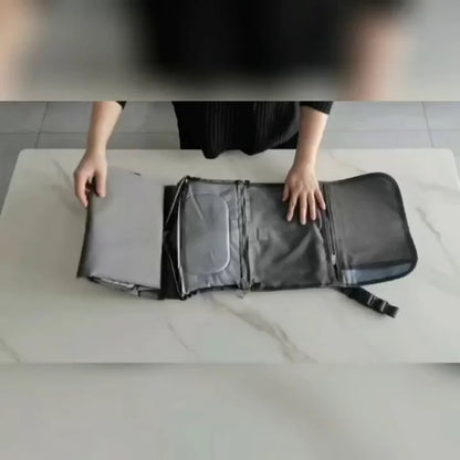 Portable Waterproof Diaper Changing Pad Multifunctional Baby Stroller Bag Easy Hanging Baby Folding Diaper Mat