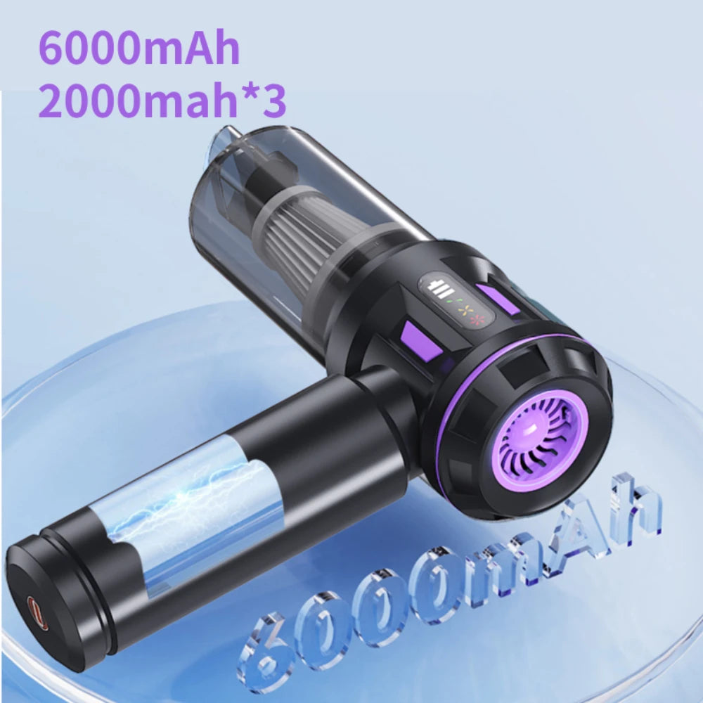 17000Pa Powerful Suction Wireless Mini Handheld Vacuum Cleaner Cordless Portable Car Vacuum Cleaner with Air Blower