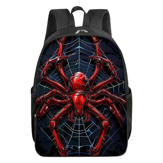 3D Cartoon Spider Waterproof School Backpack Set Best Gift for Boys Children's Three-Piece Backpack