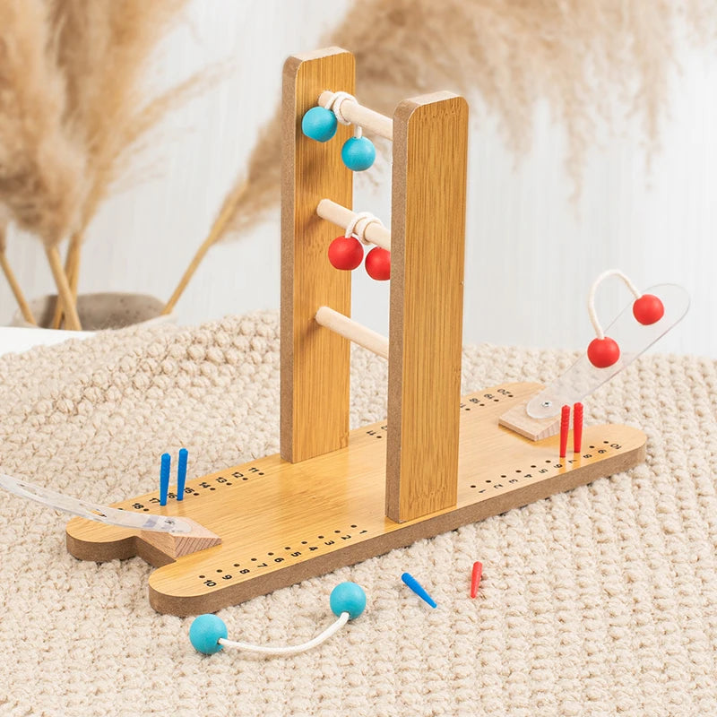Wooden Mini Ladder Golf Set for Adults and Children Interactive Puzzle Game for Parent-Child Age Range 5 to 7 Years