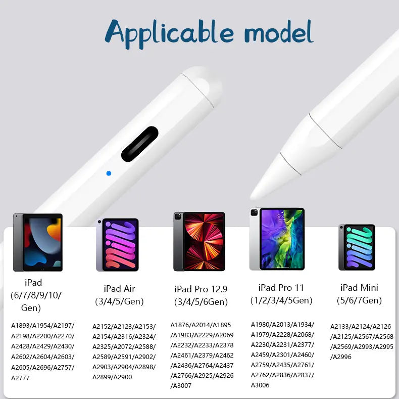 High Performance Anti-touch Low Latency Aluminum Alloy Active Digital Pencil Stylus Pen For Ipad