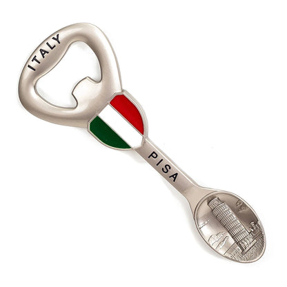 Tourist Souvenir Gifts Metal Spoon Beer Bottle Opener Fridge Magnet Custom Promotional Magnet Souvenir Spoon