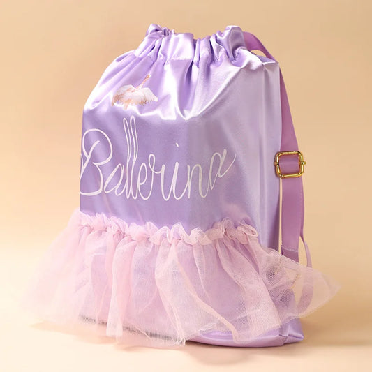 New Designs 4-Color Bag for Girls Children Shinning School Backpacks Girls Drawstring Dancing Bag