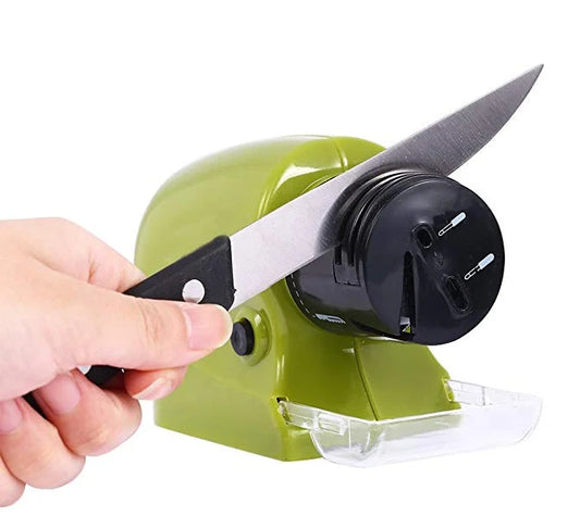 Electric Mini Knife Sharpener Battery Portable Multi Professional Kitchen Scissor Electric Knife Sharpener for Home Use