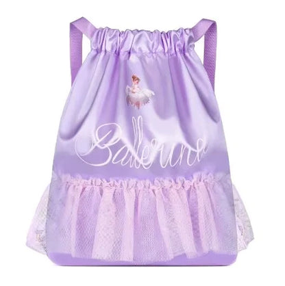 New Designs 4-Color Bag for Girls Children Shinning School Backpacks Girls Drawstring Dancing Bag