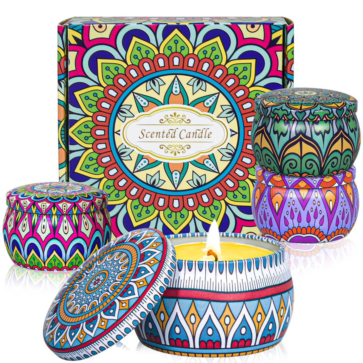 Set of Luxury Essential Oil Soybean Wax