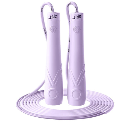 Anti-Shake Dual Bearings Segmented Speed Jump Rope, Quick Adjust Length Skipping Rope with Silicone Grip for Kids Training