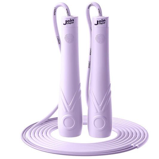 Anti-Shake Dual Bearings Segmented Speed Jump Rope, Quick Adjust Length Skipping Rope with Silicone Grip for Kids Training
