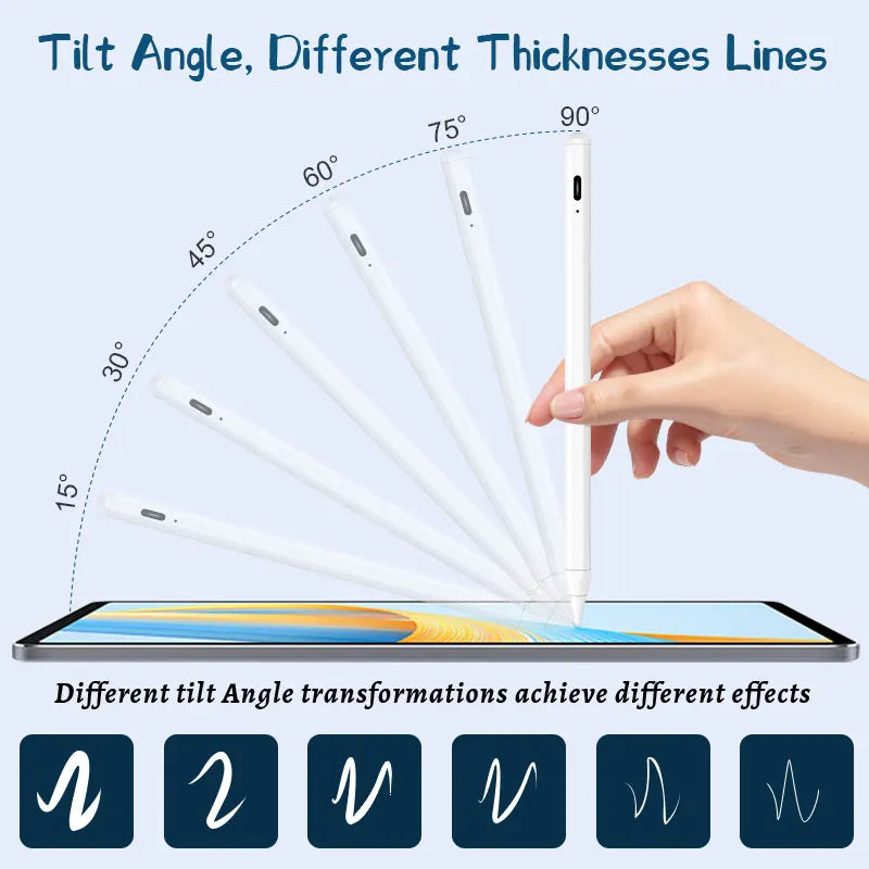 High Performance Anti-touch Low Latency Aluminum Alloy Active Digital Pencil Stylus Pen For Ipad