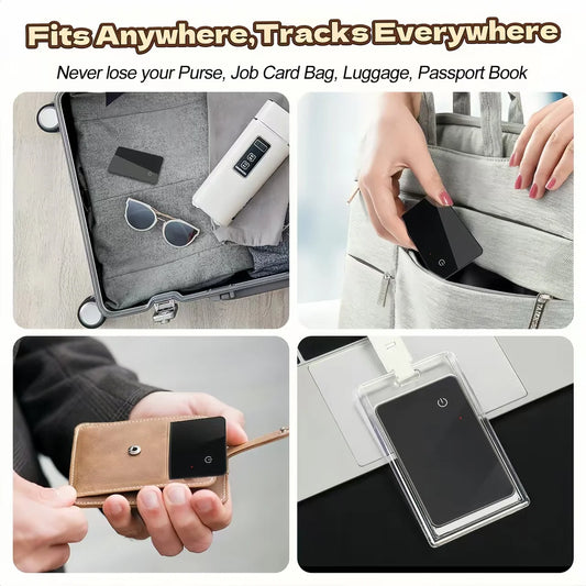 Smart Wallet Card Tracker 4G GPS Anti-Lost Device Wireless Charging MFI Certified