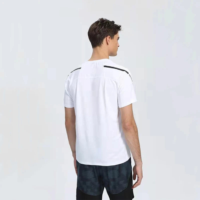 Workout Shirts for Men Short Sleeve Moisture Wicking Quick Dry Active Athletic Men's Gym Performance T Shirts
