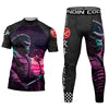 MMA Grappling Unisex Gym BJJ Rash Guard Sets Compression Sets