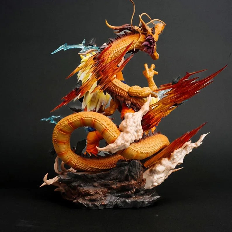 2026 New ZT Wholesale Dragoned Shaped Anime Dragoned Balls Z Super Saiyan PVC Action Figure Dolls Son Gohan Goten Goku Anime