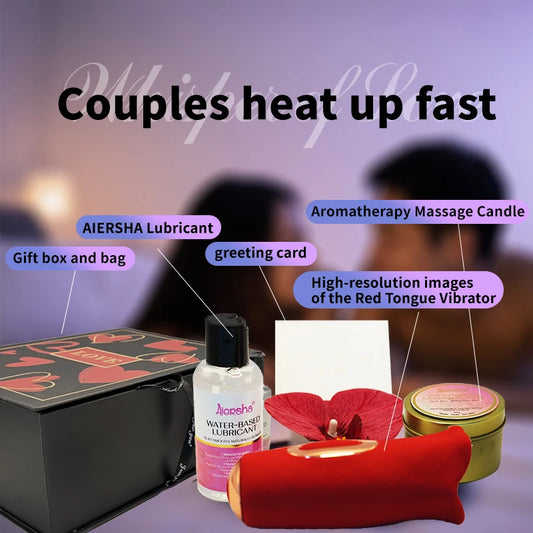 Luxury Valentines Day Intimate Adult Romantic Self-love Sex Toy Gifts Couples Sexual Health Care Product Sets