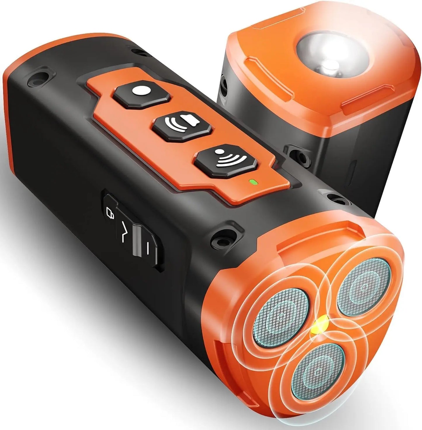 Handheld Ultrasonic Dog Trainer Repeller Pet Anti Barking Repeller Stop Bark Training Ultrasonic Control Device With LED Light