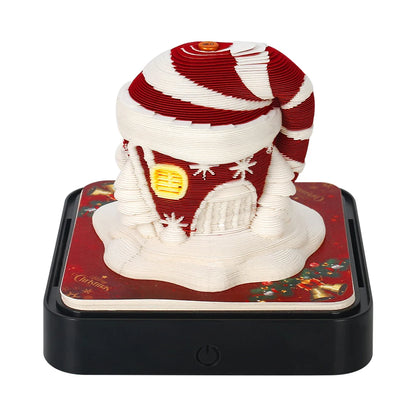 Valentine's Day New Design Love Castle 3D Memo Pad Custom Calendar Sticky Notes Paper Carving Art Notepad Gift Items for Girls