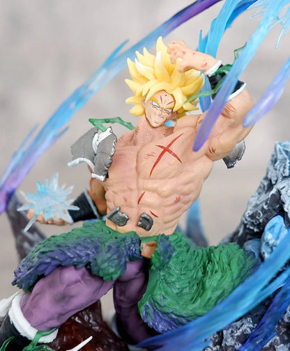 2026 New ZT Dragons Balls Broly VS Gogeta Goku Vegeta Saiyan Anime Statue Model Ornament Decorative Item Collection