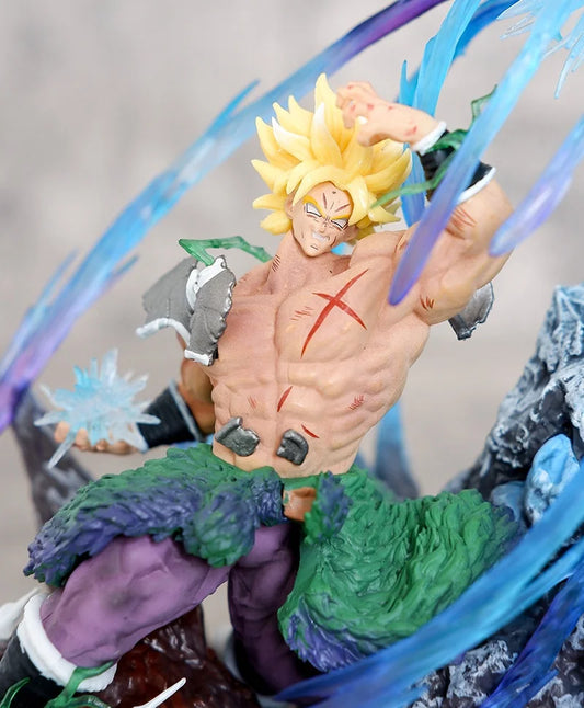 2026 New ZT Dragons Balls Broly VS Gogeta Goku Vegeta Saiyan Anime Statue Model Ornament Decorative Item Collection