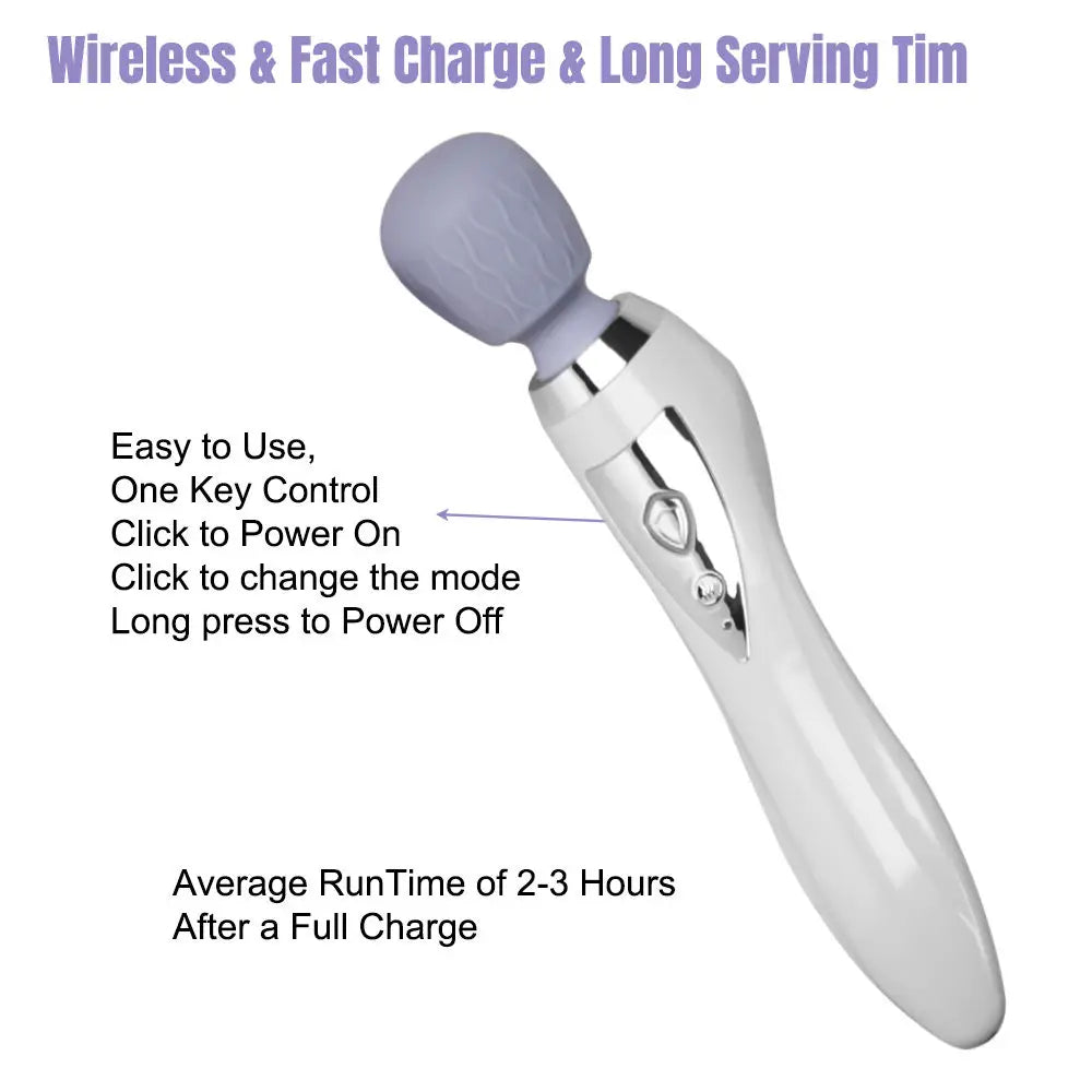 Rechargeable Mini Handheld Back Shoulder Massage Device Handheld Cordless Electric Mini Massager