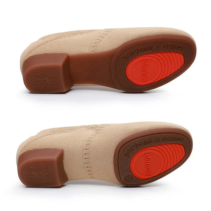 Women's Breathable Ballet Dance Shoes  Soft Soles Comfortable Cheerleading Dancing Shoes