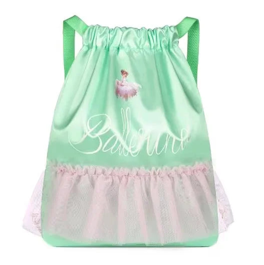 New Designs 4-Color Bag for Girls Children Shinning School Backpacks Girls Drawstring Dancing Bag