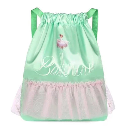 New Designs 4-Color Bag for Girls Children Shinning School Backpacks Girls Drawstring Dancing Bag