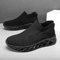 Unisex White Flywoven Sock Sneakers Size 36-48 Couple Casual Shoes for Men Fashion Trend Breathable Spring Summer Autumn Winter