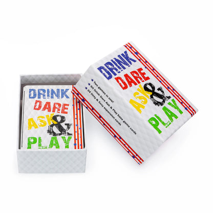 Playing Paper Cards Game Printing Adult Party Question Game Card Happy Family Game Card for Man Woman Adults