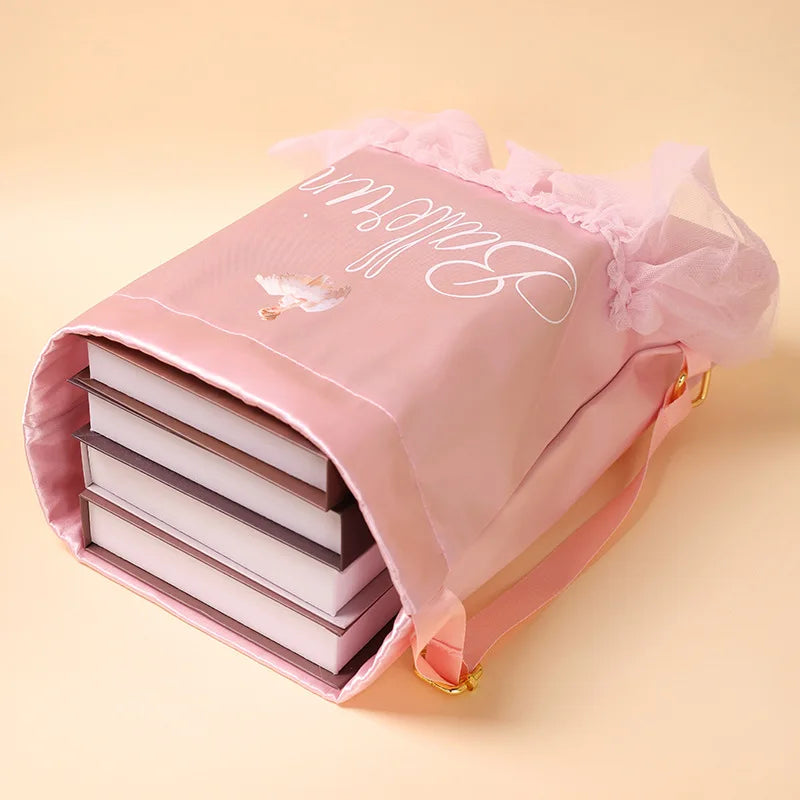 New Designs 4-Color Bag for Girls Children Shinning School Backpacks Girls Drawstring Dancing Bag