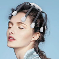 Ten Tactile Tentacles Massage Relax Head Rechargeable Scalp Massage Relieve Fatigue Head Massager