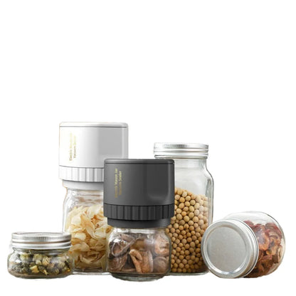 Automatic Kit Food Storage Regular Mouth Jar Lids Electric  Jar Vacuum Sealing Machine