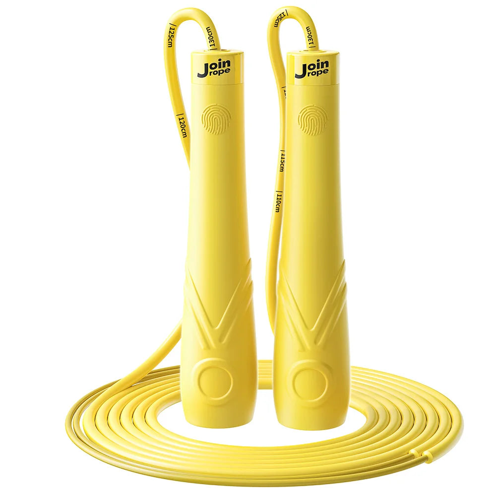 Anti-Shake Dual Bearings Segmented Speed Jump Rope, Quick Adjust Length Skipping Rope with Silicone Grip for Kids Training