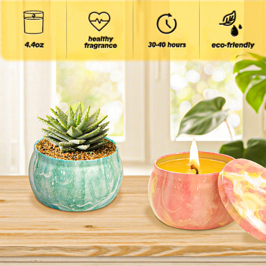 Set of Luxury Essential Oil Soybean Wax