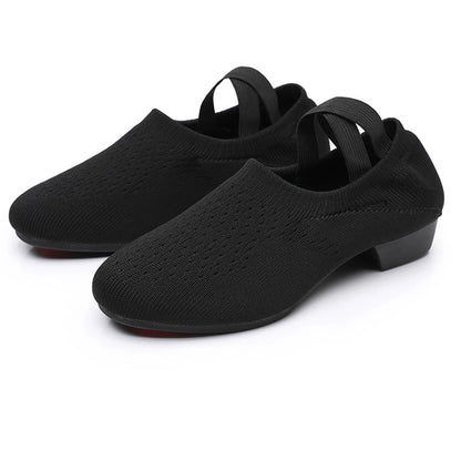 Women's Breathable Ballet Dance Shoes  Soft Soles Comfortable Cheerleading Dancing Shoes