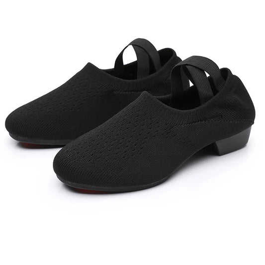 Women's Breathable Ballet Dance Shoes  Soft Soles Comfortable Cheerleading Dancing Shoes