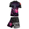 MMA Grappling Unisex Gym BJJ Rash Guard Sets Compression Sets