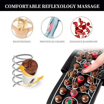 Foot Massager Shoes Blood Circulation Care Therapy Improve Circulation with Massage Slipper