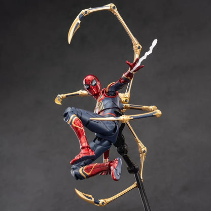 2026 New ZT Toys Original Genuine Spider Man Marvel Iron Spider-Man 2.0 1/10 Action Figures Movable Joints 18cm 7 in
