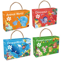 36 Set Cartoon Jigsaw Puzzles Kids' Educational Paper Puzzles EN71 Certified for Gifts and Games