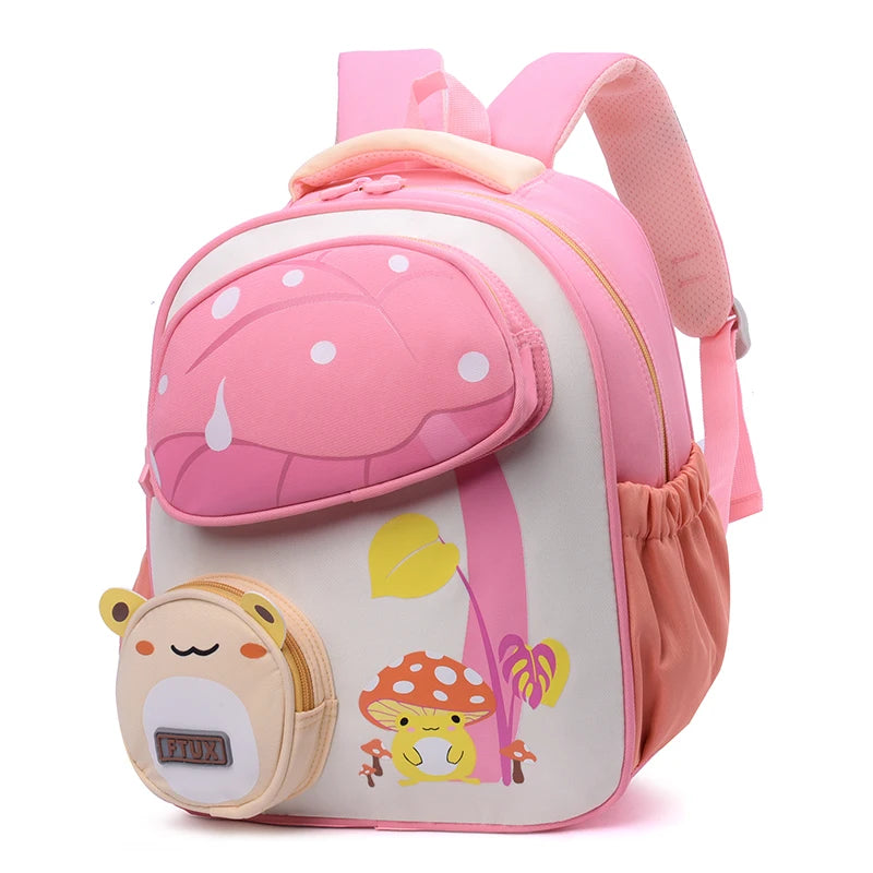 Children's School Bag Cute Kindergarten Backpack Cartoon Design Boys and Girls