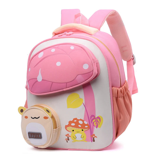 Children's School Bag Cute Kindergarten Backpack Cartoon Design Boys and Girls