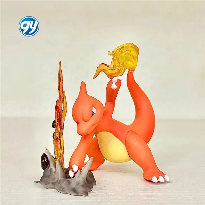 Pokemoned Charmander Charmeleoned Charizard GK Evolution Set Boxed Collectible Model Figure Statue