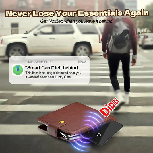 Smart Wallet Card Tracker 4G GPS Anti-Lost Device Wireless Charging MFI Certified