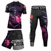 MMA Grappling Unisex Gym BJJ Rash Guard Sets Compression Sets